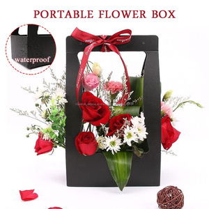 Portátil <span class=keywords><strong>de</strong></span> <span class=keywords><strong>bloqueo</strong></span> automático Fondo CAJA PLEGABLE cesta <span class=keywords><strong>de</strong></span> flores, ramo <span class=keywords><strong>de</strong></span> dama regalo cesta <span class=keywords><strong>de</strong></span> frutas <span class=keywords><strong>de</strong></span> la caja <span class=keywords><strong>de</strong></span> regalo - Product Image 4