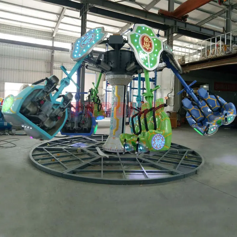 China direct factory fun indoor and outdoor super swing amusement rides air shooting game rides for amusement park