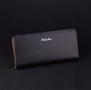 Portafoglio lungo uomo con cerniera per uomini e ragazzi di nuova moda portafoglio in pelle di grande capacità - Product Image 3