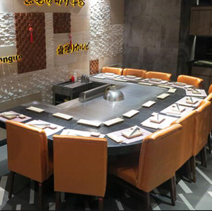 Японское ресторанное оборудование, газовый гриль teppanyaki <span class=keywords><strong>griddle</strong></span> - Product Image 1