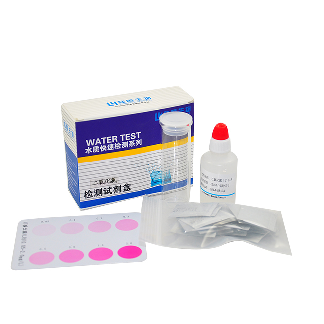 Наборы для тестирования воды в виде диоксида хлора