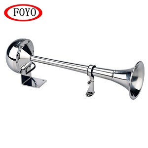 Boat <strong>Parts</strong> <strong>Marine</strong> <strong>Accessories</strong> Stainless Steel Dual Trumpet <strong>Marine</strong> Horn Boat Electro 12V,24V - Product Image 2