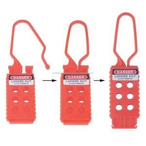 スナップオン絶縁ナイロンロックアウト<span class=keywords><strong>Hasp</strong></span> 6南京錠プラスチック非導電性<span class=keywords><strong>Hasp</strong></span> 1-5/8 "X 6-7/8" - Product Image 3