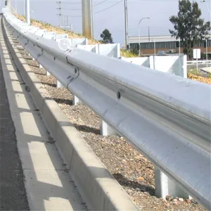 Guardrail Post Best-selling Different Types Post Spacing Highway Guardrails Llc Vehicle Crash Barrier