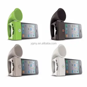 Cute Silicone Horn Stand Portable Mini Wireless Speaker