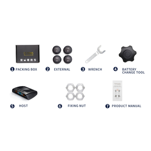 <span class=keywords><strong>TPMS</strong></span>-control de presión de válvula de neumático de coche, camión externo, energía Solar inalámbrica - Product Image 5