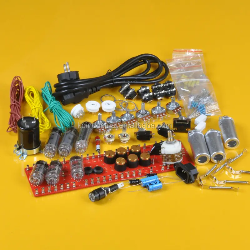 Kit de amplificador de tubo EL84 de 18W, Kit de amplificador de guitarra sin terminar