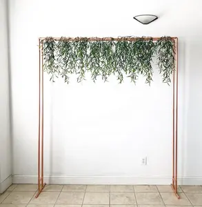 Wedding Flower wall Copper Metal Backdrop Stand