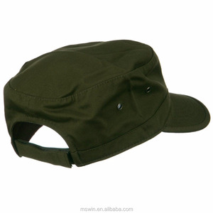 Không Xây dựng Chất Lượng Cao 100% Cotton Ajustable <span class=keywords><strong>Hook</strong></span> & Dây Đeo Vòng Lặp Đóng Cửa Olive Màu Xanh Lá Cây Rắn Trống <span class=keywords><strong>Flat</strong></span> <span class=keywords><strong>Top</strong></span> Cap - Product Image 5