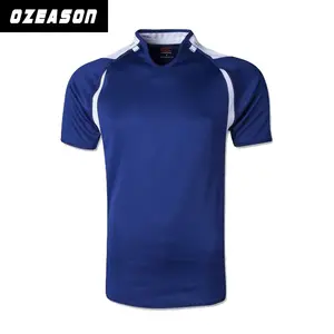 Kostenloses muster design individuelle sublimation herren rugby-shirt günstig großhandel polyester schlichtes rugby-trikot
