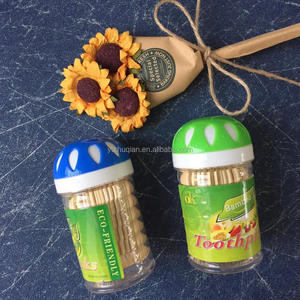 Plastic Bottle Packed Bamboo Dental <strong>Toothpicks</strong> - Product Image 2