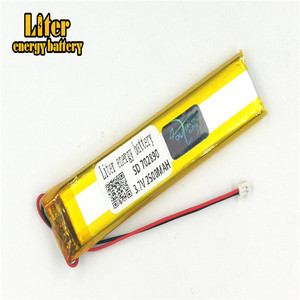Plug 1.25-2 P 3.7 V 702890 2800 mah factory high quality lithium polymer battery rechargeable li-ion battery lipo - Product Image 3