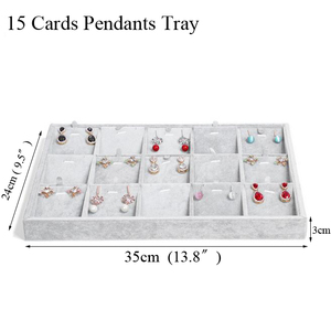 Jewelry Tray Storage Box Watch Holder Necklace <strong>Ring</strong> Earrings Pendant Display Organizer <strong>Plate</strong> - Product Image 3