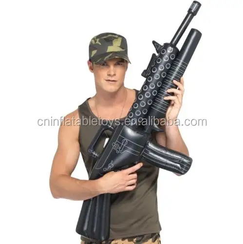 Factory 112cm M16 Army Inflatable Machine Gun , inflatable Weapon