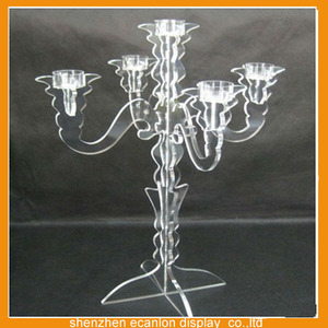 Altas de Suelo Candelabro Candelabros de Acrílico Para La Boda - Product Image 2