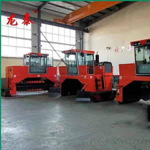 China Fabriek Leveren Turner Compost Tractor Compost Windrow Turner Zelfrijdende Compost Draaimachine