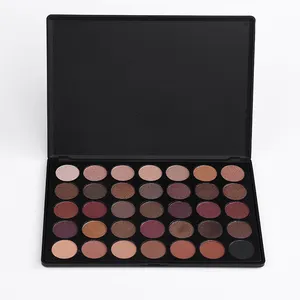 Most Popular Compact Matte Glitter Romantic Color Eye Shadow