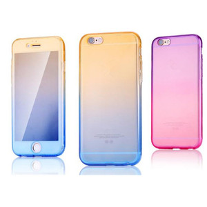 JESOY Đầy Màu Sắc chống sốc 360 bằng Silicone Bảo Vệ Rõ Ràng Bìa Trường Hợp cho <span class=keywords><strong>iphone</strong></span> <span class=keywords><strong>5</strong></span> 6 6 s - Product Image 4