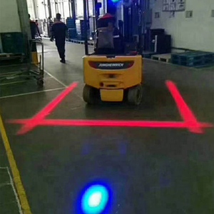 ECE R10 approuvé 18W rouge bleu <span class=keywords><strong>zone</strong></span> voyant d'avertissement chariot élévateur lumière led ligne droite camion indicateur lampe de sécurité TW-1518-II - Product Image 5