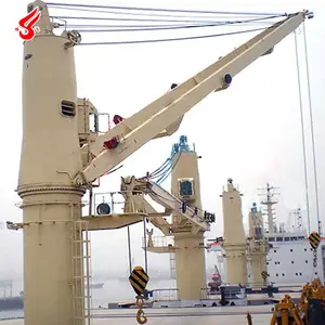 Cranes Marine Ship Deck Crane 45 Ton Marine Deck Equipment