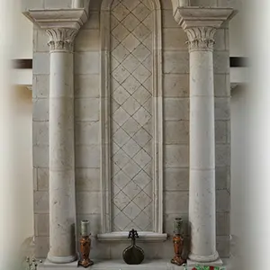 대리석 장식 기둥과 기둥