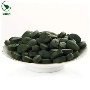 Tabletas de espirulina orgánica, 500mg, 250mg, venta al por mayor