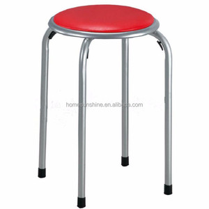 Home and Party Used Portable Strong Metal <strong>Stack</strong> <strong>Stool</strong> Padded Stackable <strong>Stool</strong> - Product Image 1