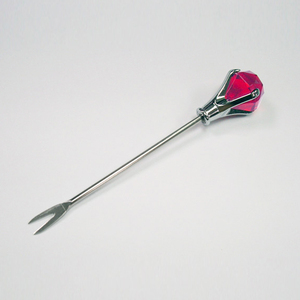 ส้อมเค้กขนาดเล็กทำจากสแตนเลสรูปทรงเพชร - Product Image 2