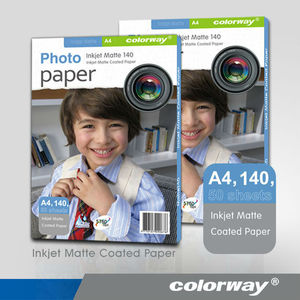 Buena calidad a4 brillante plata& oro metálico de doble cara a4 papel fotográfico mate 150g 104 gsm max 1440 dpi a4 s041061 ref - Product Image 3