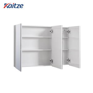 <span class=keywords><strong>Armoire</strong></span> de rangement <span class=keywords><strong>à</strong></span> trois <span class=keywords><strong>portes</strong></span> pour salle de bain, <span class=keywords><strong>armoire</strong></span> <span class=keywords><strong>à</strong></span> miroir intelligente en acier inoxydable pour médicaments - Product Image 3