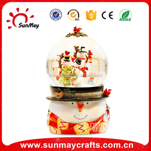 Polyrésine de noël globes de neige avec <span class=keywords><strong>le</strong></span> père noël - Product Image 5
