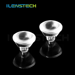 Optical led Lens 19.6mm 20x65 degree for 5050 smd led chip for wall wasehr lighting