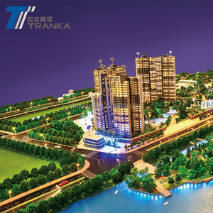 Miniature City Planning Model with LED <strong>Lighting</strong> , 3d Model City - Product Image 4