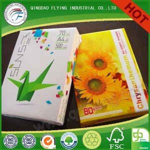 super blanco de calidad xerox blanco a4 copia de papel 80g - Product Image 1