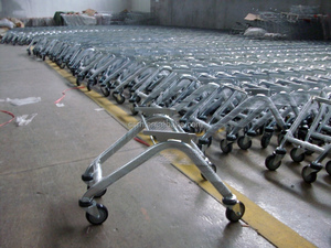 Europea 60l rh-se060 estilo de <span class=keywords><strong>supermercado</strong></span> de compras del metal de carros de mano - Product Image 6