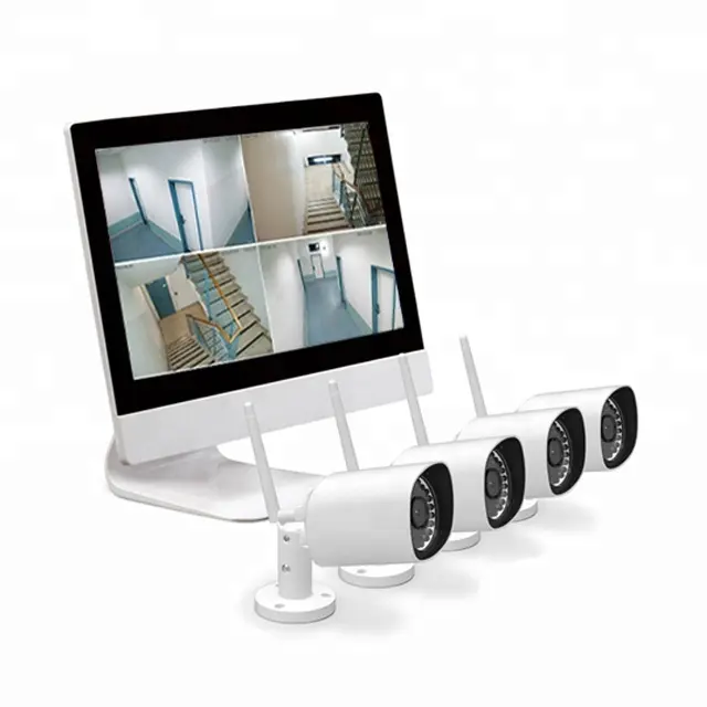 Innotronik All in One telecamera IP Wireless di alta qualità e Monitor NVR WiFi Camera Kit