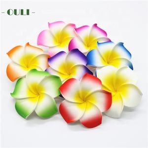 K-1011 4-9cm En Gros mousse artificielle frangipani plumeria pinces à <span class=keywords><strong>cheveux</strong></span> fleur en mousse artificielle <span class=keywords><strong>pour</strong></span> hawaii <span class=keywords><strong>couronne</strong></span> - Product Image 2