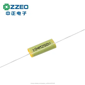 CL20 (MKT) audio 0.10uf250v 축 polyester 막 capacitor made in china