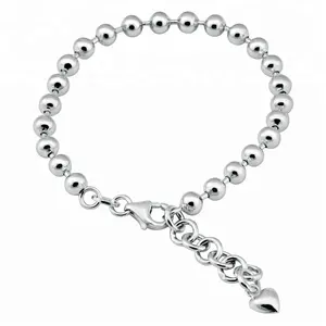 Kindness Baby Bracelet (3mm Beads) 6 Inches / Sterling Silver