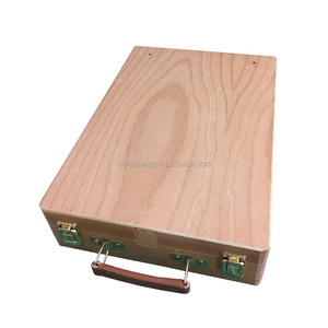 Caballete de madera para <span class=keywords><strong>mesa</strong></span> ajustable, caja de artista con almacenamiento - Product Image 3