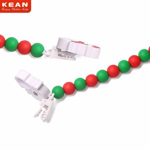 SANS BPA de Qualité Alimentaire Silicone <span class=keywords><strong>Sucette</strong></span> Clip, Attache Tétine Clip Pour Bébé de <span class=keywords><strong>Dentition</strong></span> - Product Image 3