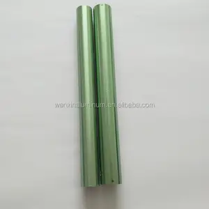 Vert tube en aluminium anodisé