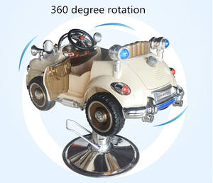 Silla de Peluquería Infantil con Diseño de Auto de Dibujos Animados, Asiento para Niños con Cojín, Silla Elevadora para Peluquería, Silla de Barbero con Música <span class=keywords><strong>MP3</strong></span>, Material PU - Product Image 6