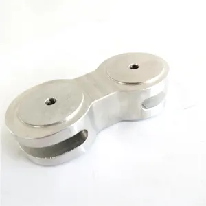 CNC machined Adjustable brushed aluminum rotating axle part