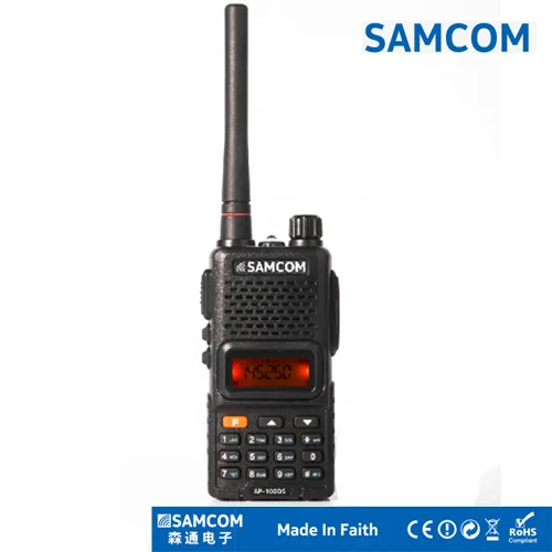 Samcom ap-100 185g cầm tay 3w ham hai chiều đài phát thanh