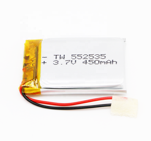 552535 <span class=keywords><strong>3</strong></span>,7 V 450 mAh rechargeable lithium polymer battery <span class=keywords><strong>3</strong></span>,7 V battery rechargeable lipo - Product Image 1