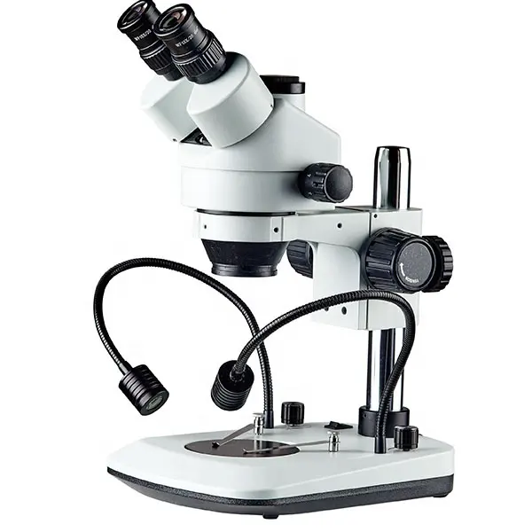 ZM0745T-D9 0,7x-microscopio Stereo trinoculare dello Zoom ottico 4.5X greabbastanza con luce del collo d'oca LED