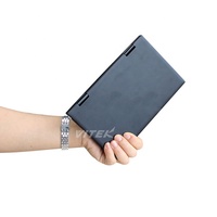 Mini Tablet PC de 7 Pulgadas con Teclado Retroiluminado OGS, Pantalla de 360 Grados de Rotación, Diseño 2 en 1 con Marco Metálico Delgado