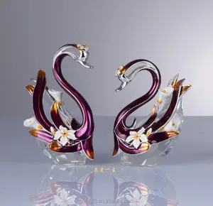 Einzigartige design blume farbige schwan für dekoration geschenke