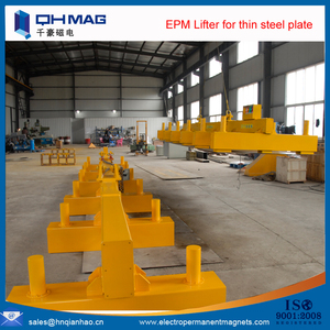 QHMAG magnetik permanen 10 ton, peralatan angkat berat magnetik untuk menyerahkan 10 ton pelat baja tebal - Product Image 4